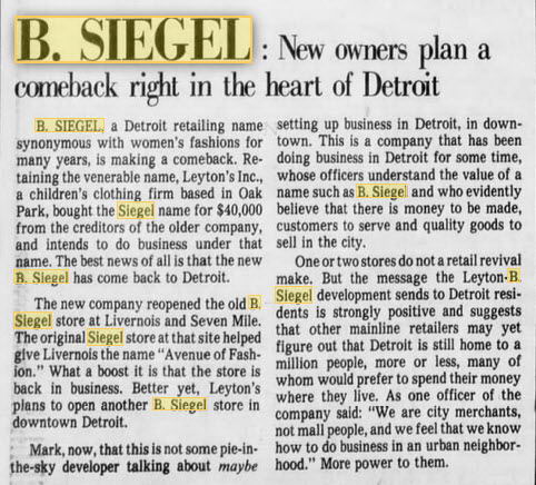 B. Siegel - 05 Sep 1987 Article